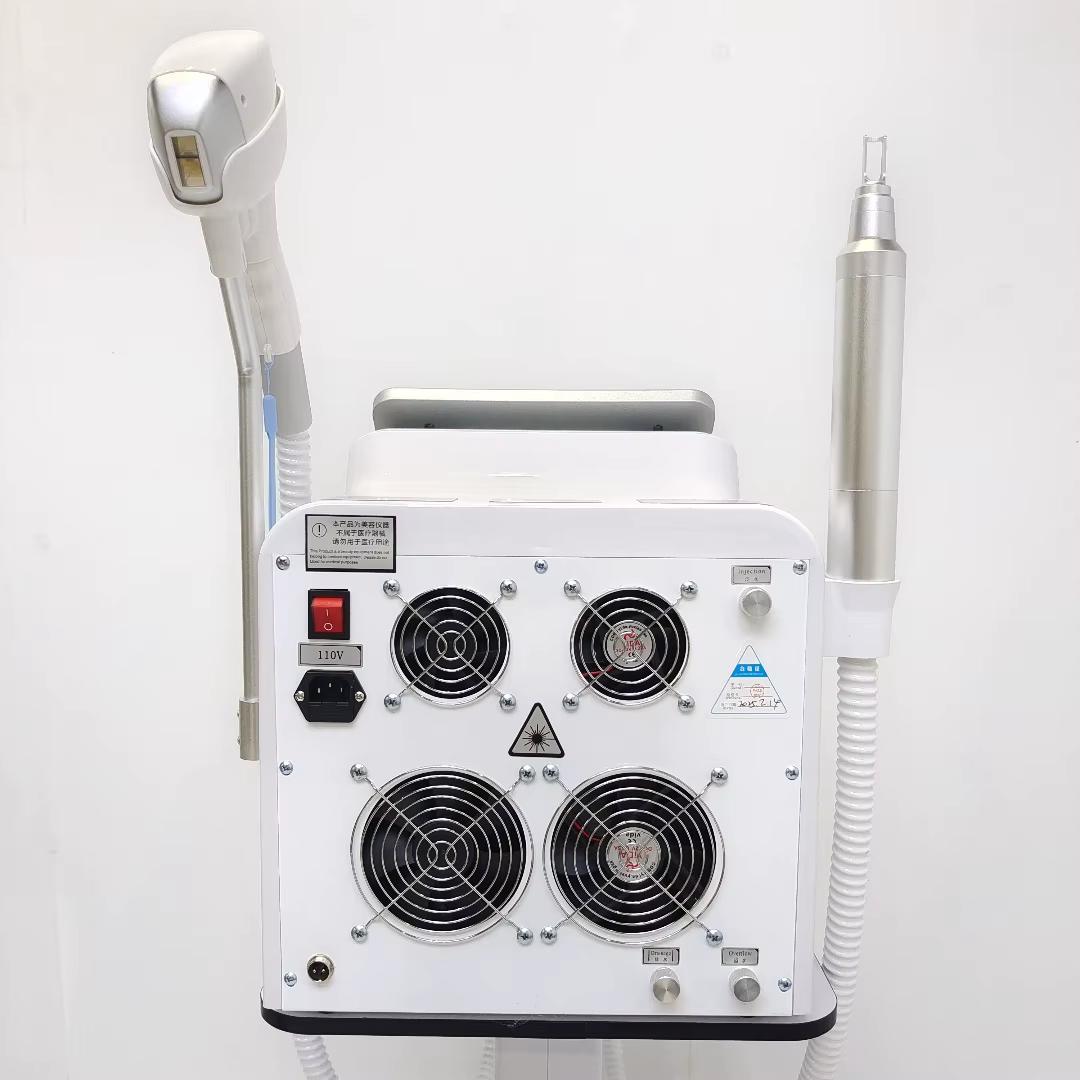  FAC 2in1 4000W Machine d'épilation indolore 755 808 940 1064nm 4 longueurs d'onde Diode Laser ND picoseconde détatouage glace