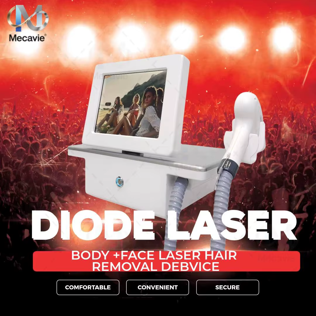 Mini appareil d'épilation au laser à diode professionnel 810 nm