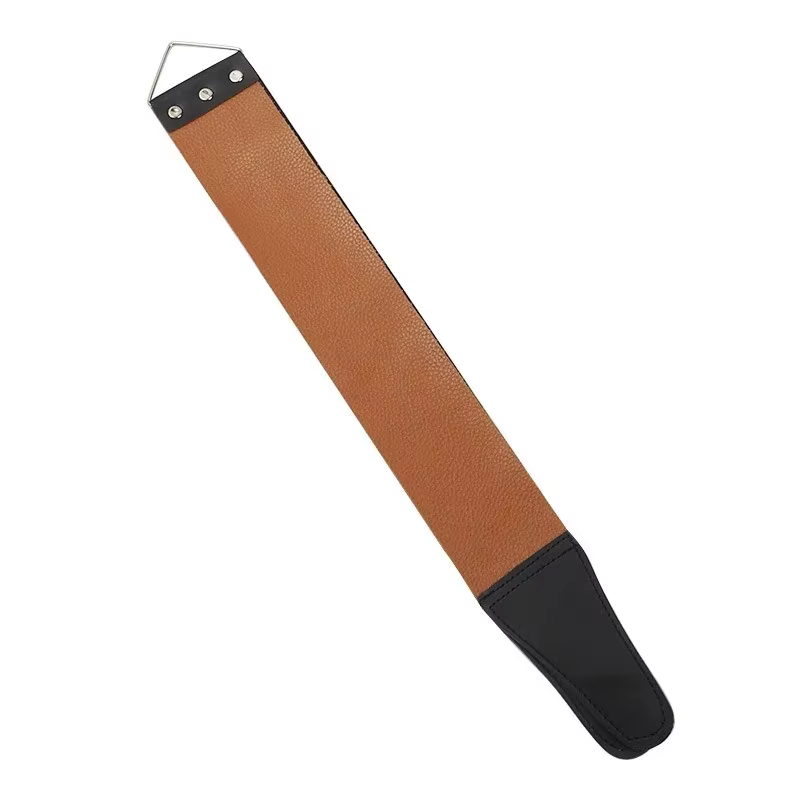 Sangle de rasage en cuir et toile pour hommes