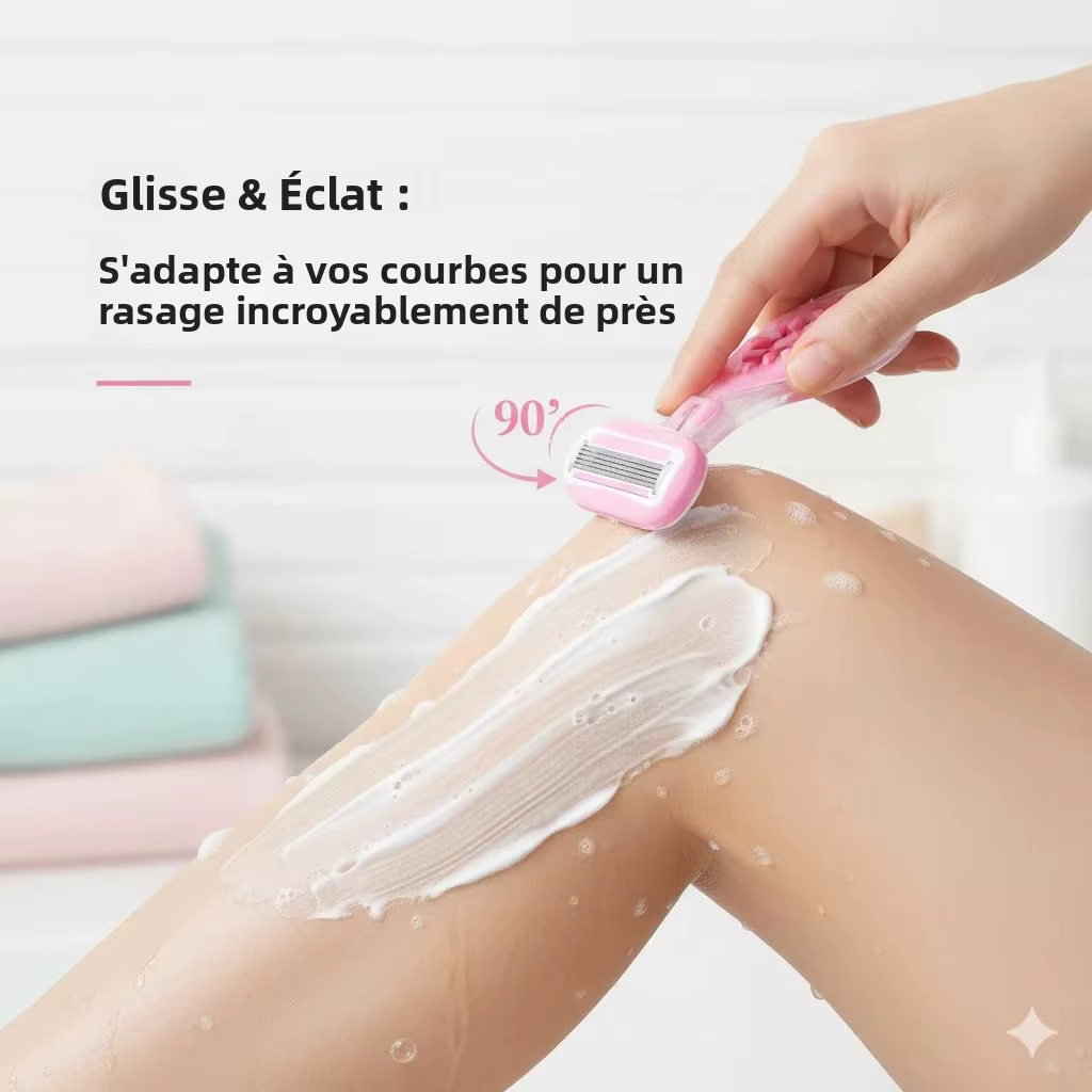 Rasoir pour femmes à 5 lames