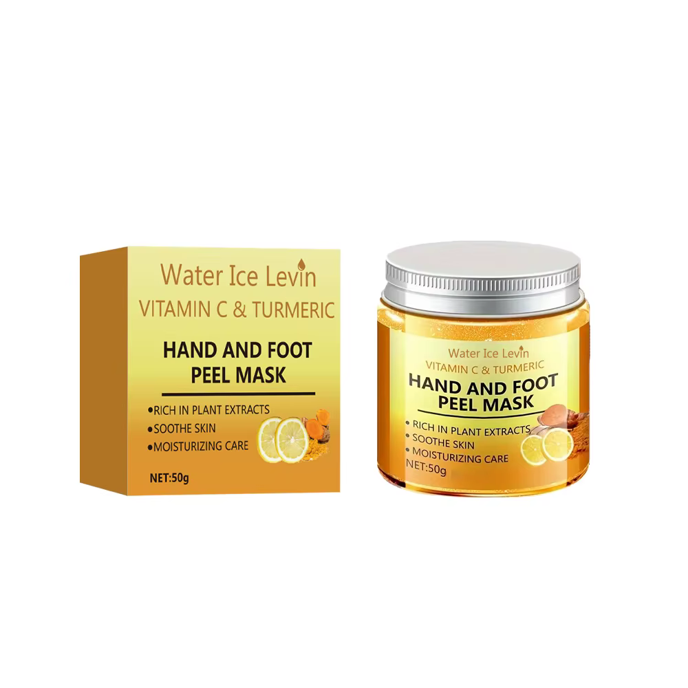 Masque à la cire pour les mains à la vitamine c et au curcuma