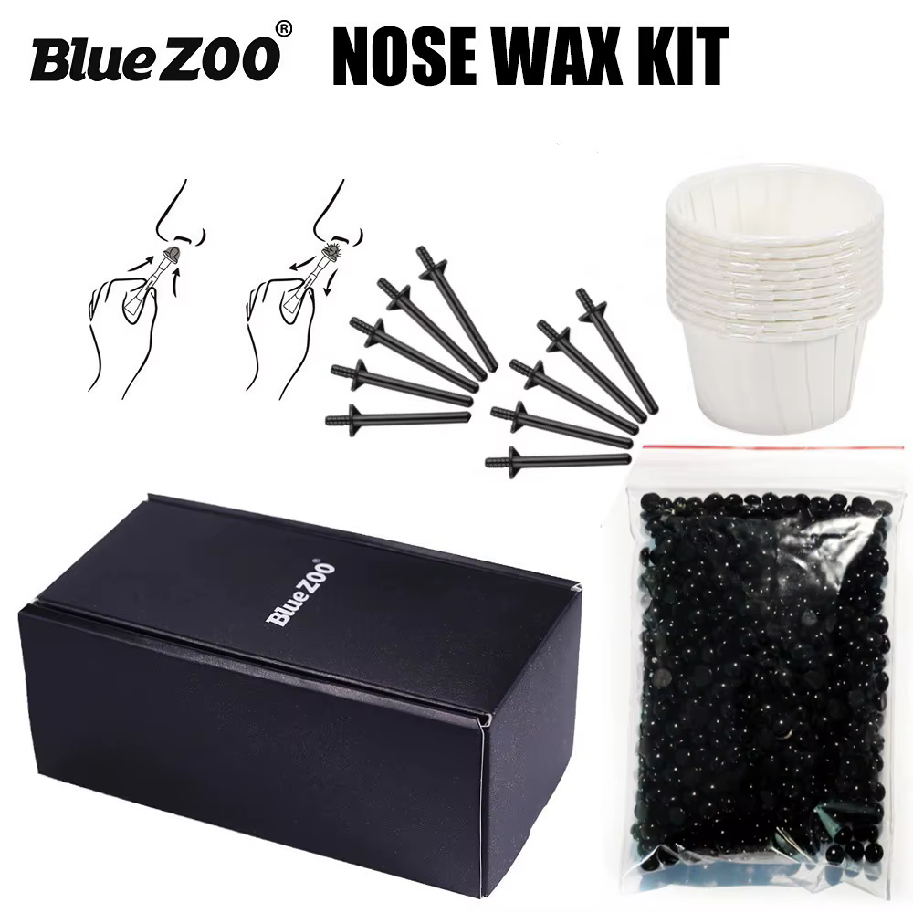 Kit de cire à épiler portable et indolore pour le nez