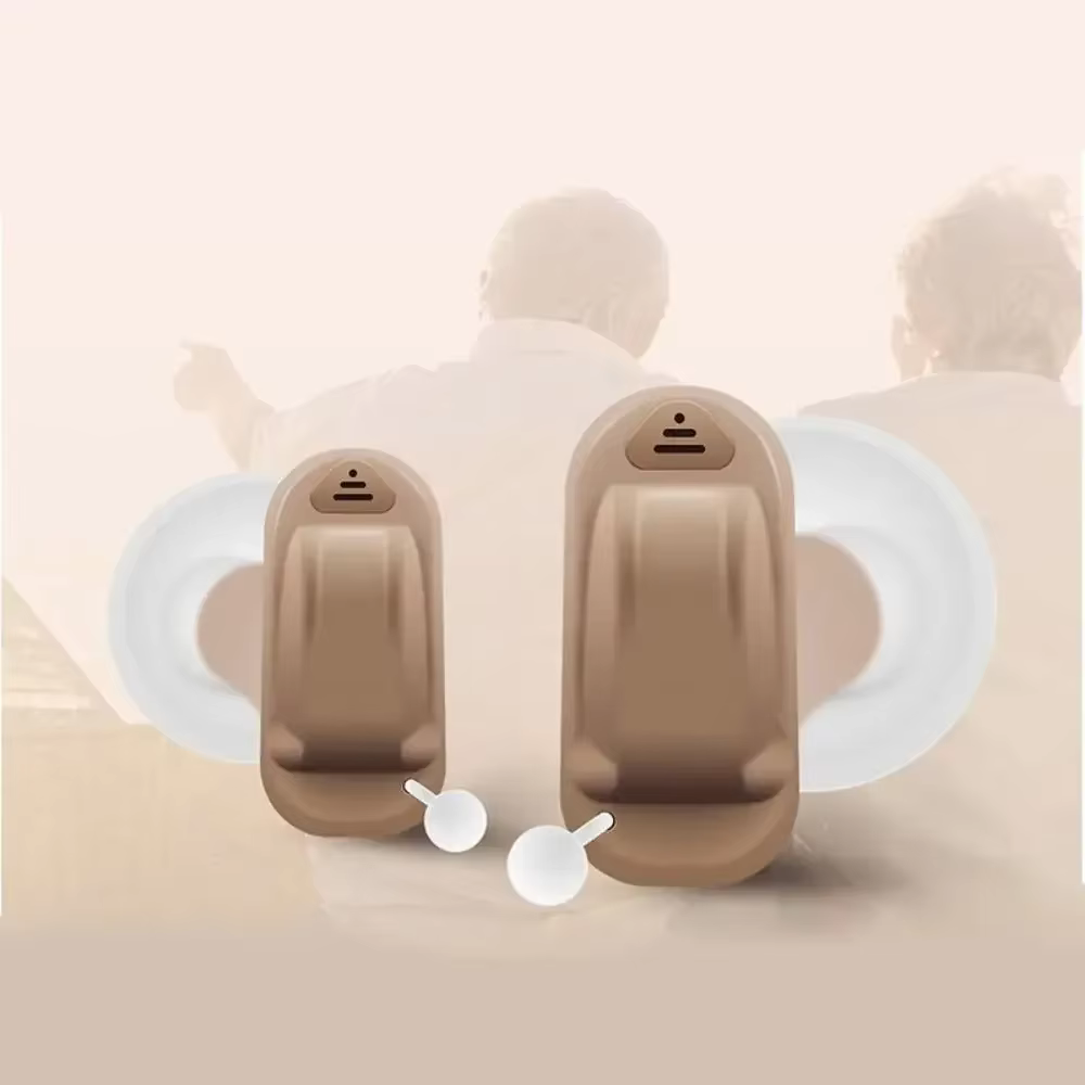 Signia-ITC Digital Invisible CIC Hearing Aid, RUN Click Smartphone, 8 Canaux, Andrea Fit Dry Case