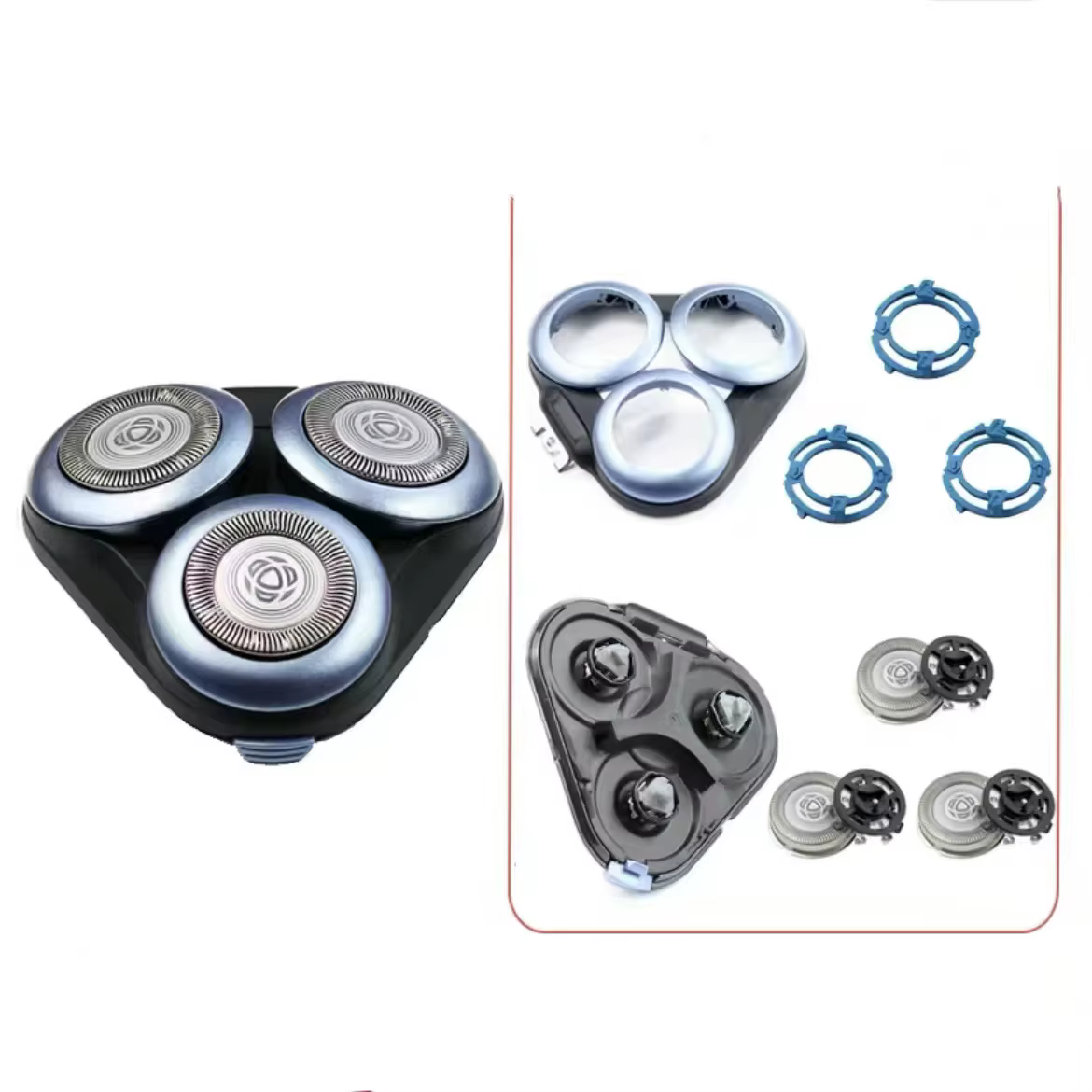 Appliquer pour rasoir philips S5000 S5010 / S5011 S5070 / S5075 / S5077 / S5078