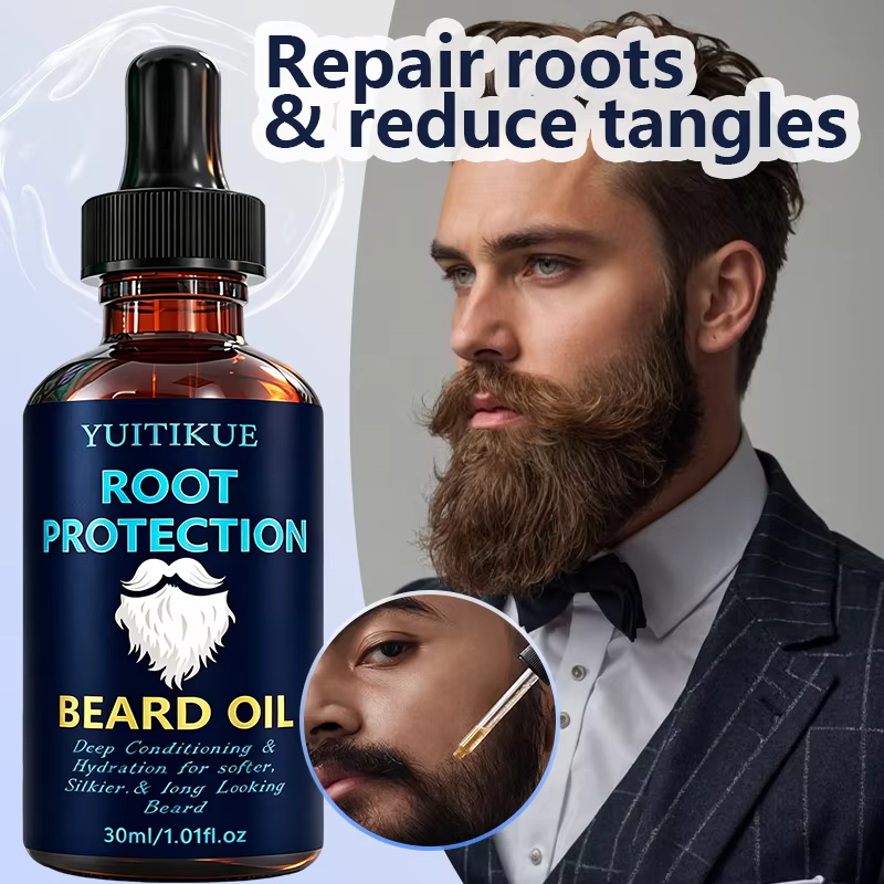 Huile de protection des racines de la barbe 30ml YUITIKUE