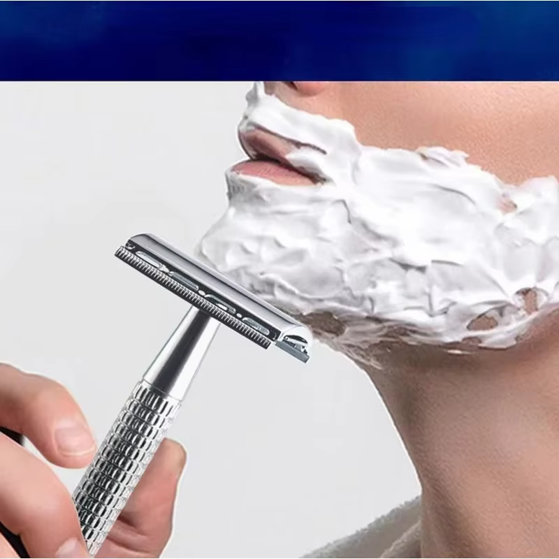 Rasoir homme acier inoxydable