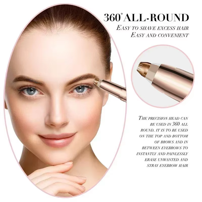 Mini rasoir de sourcils électrique sécurité épilation