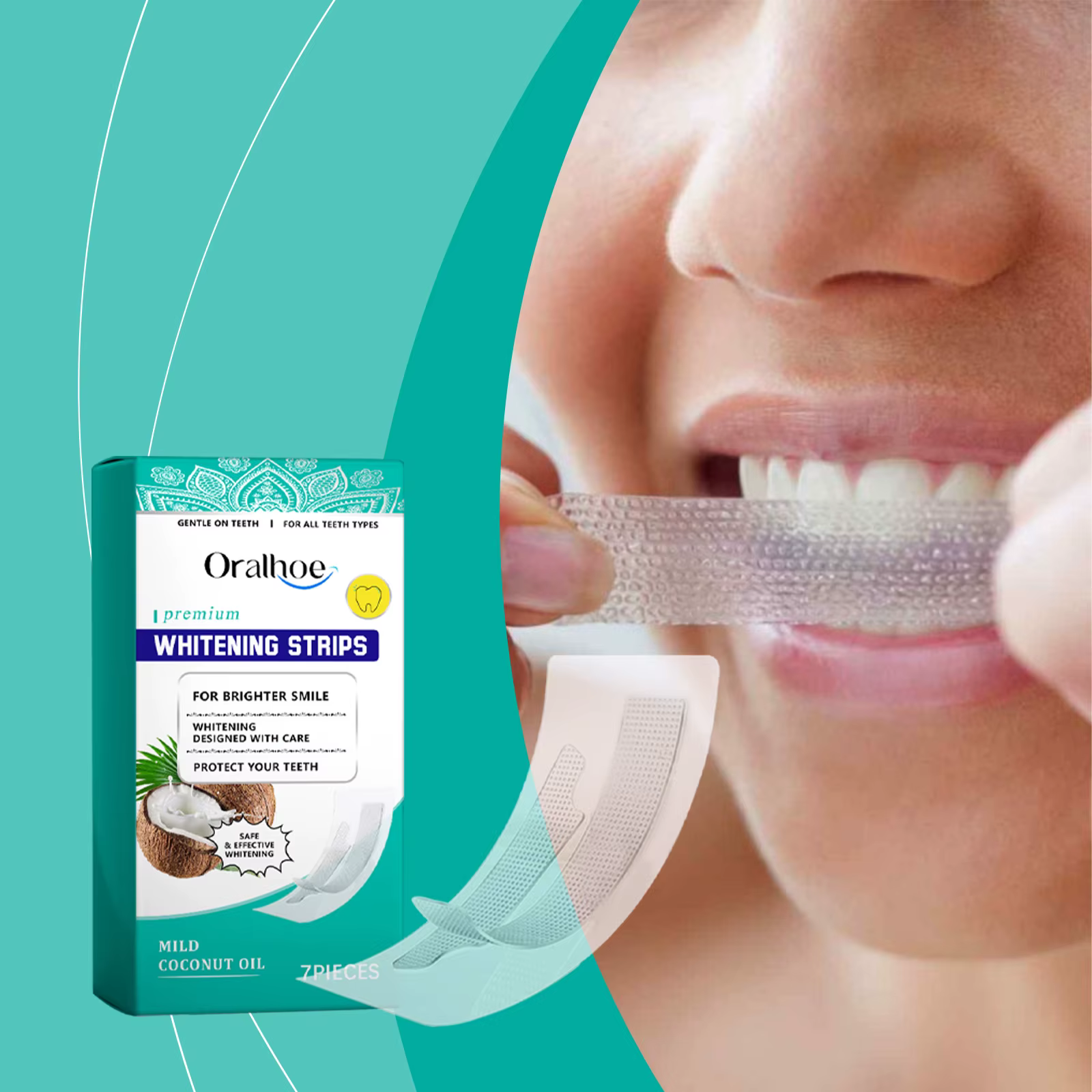 Bandes de blanchiment des dents