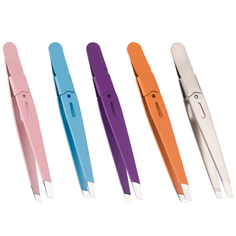 Pince à sourcils colorée de haute qualité