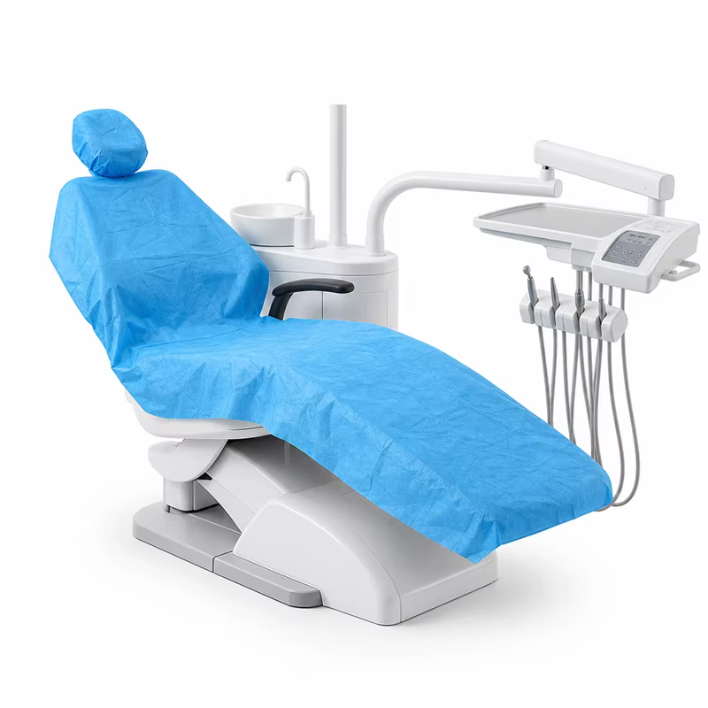 Housse de siège de fauteuil dentaire élastique, imperméable, de protection, protège-sièges dentaires, manchons de protection jetables, coussinets de protection pour les pieds