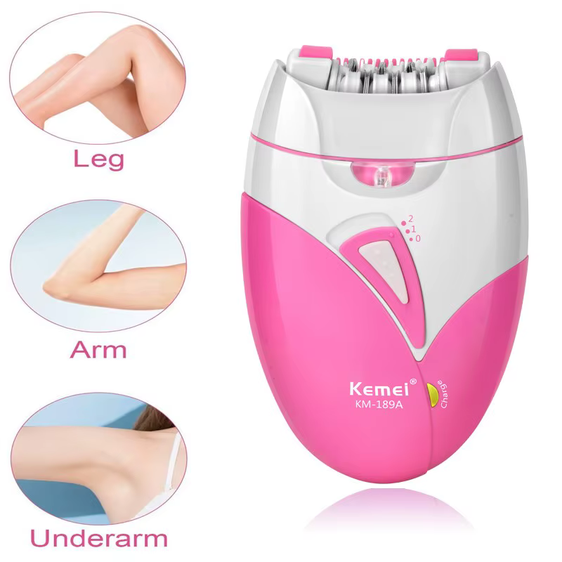 Épilateur électrique Kemei KM-189A pour femmes