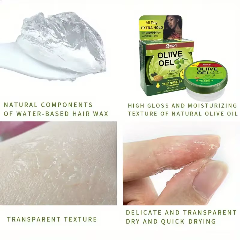Gel de cire d'huile d'olive