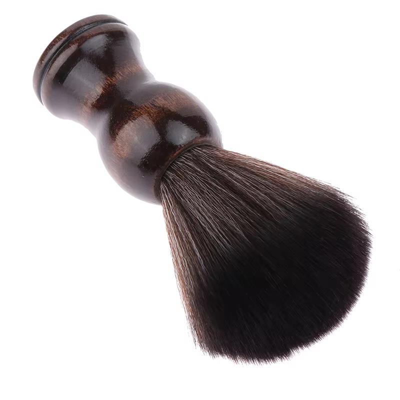 Brosse de rasoir naturelle avec manche en bois pour hommes