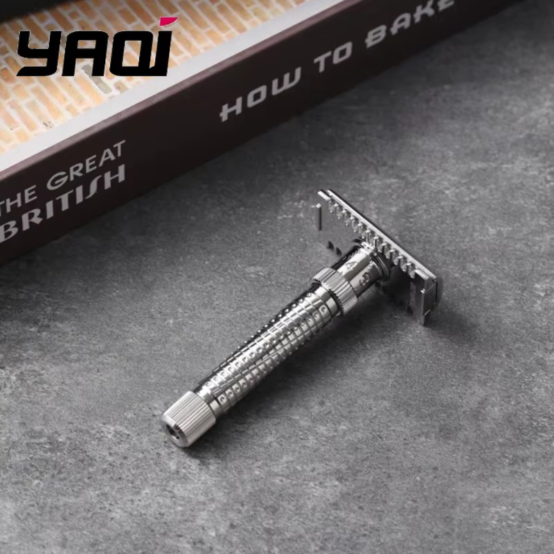 Yaqi Ultima – rasoir de sécurité réglable en acier inoxydable pour hommes