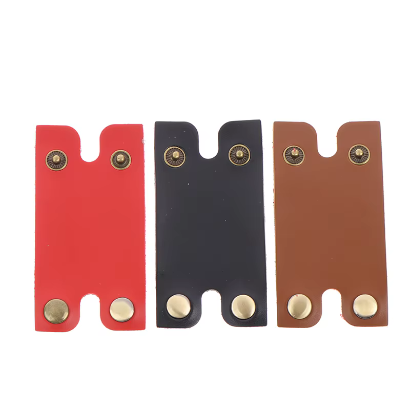 Juste de protection pour tête de rasoir pour hommes, housse de protection pour rasoir de sécurité, housse de protection en cuir, cadeau pour homme, 3 couleurs, 1PC