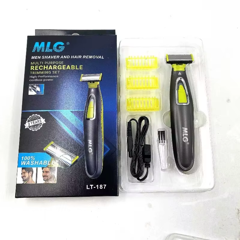MLG rasoir électrique pour hommes et femmes Portable tondeuse complète du corps USB lame en forme de T