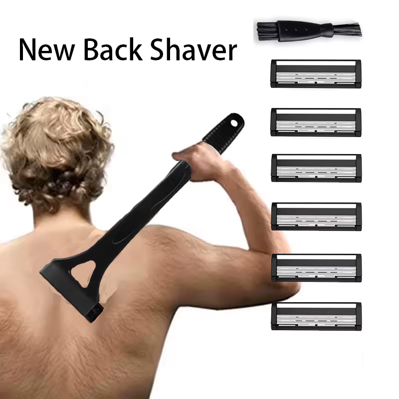 Nouveaux hommes dos rasoir cheveux corps