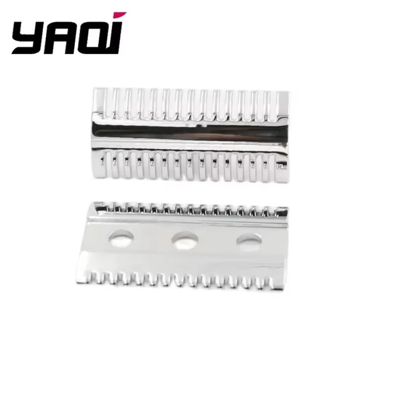 Nouveauté 2026 ! Tête de rasoir de sécurité YAQI Chrome Mellon pour homme