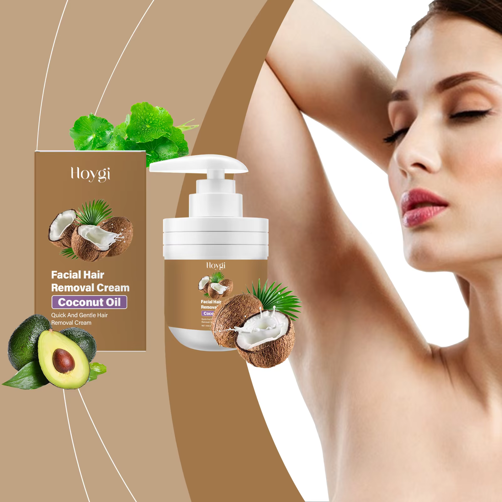 Crème dépilatoire visage et corps