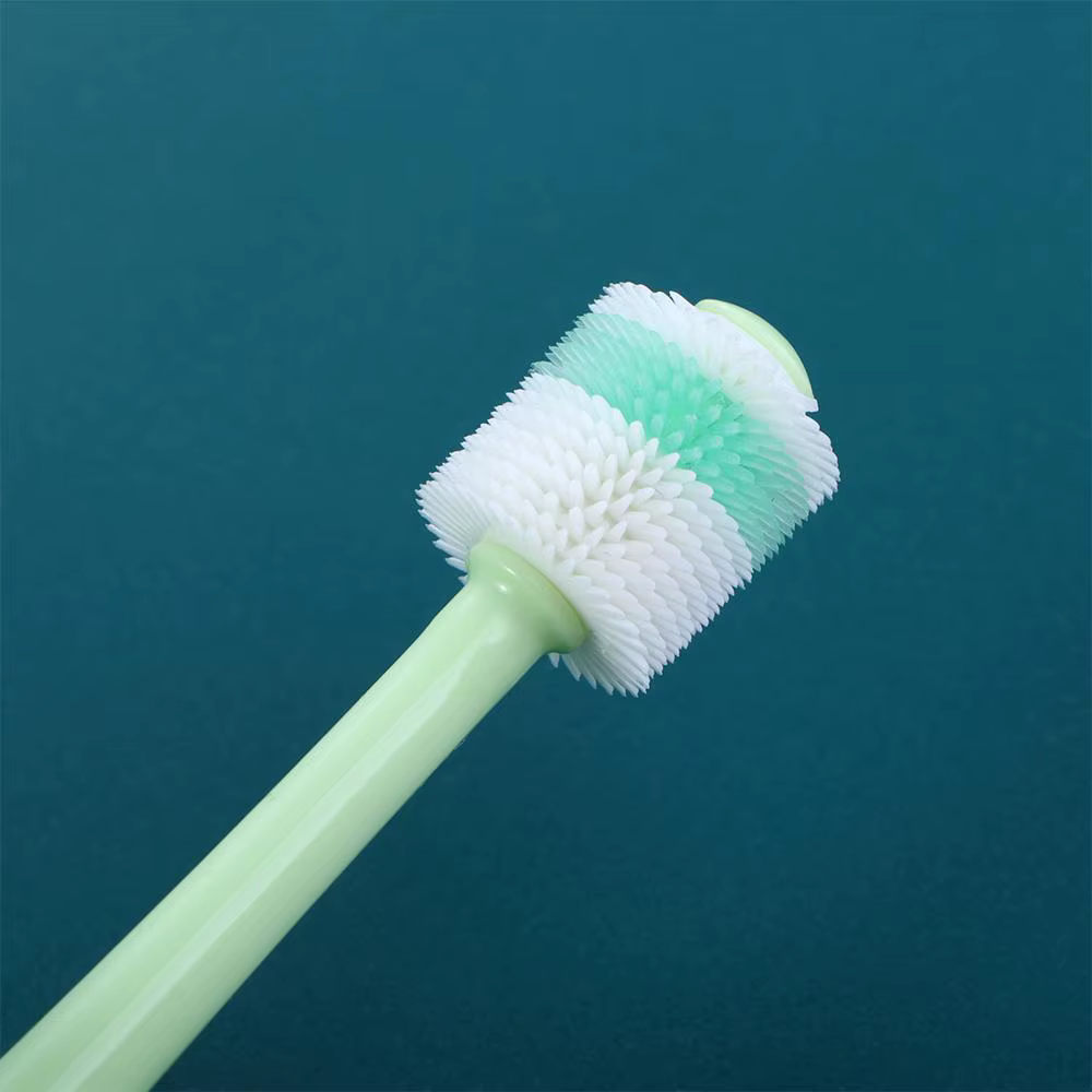 Poignée pour enfants nettoyage en profondeur soins des dents 360 degrés brosse à dents en Silicone bébé formation brosses à dents brosse de soins bucco-dentaires