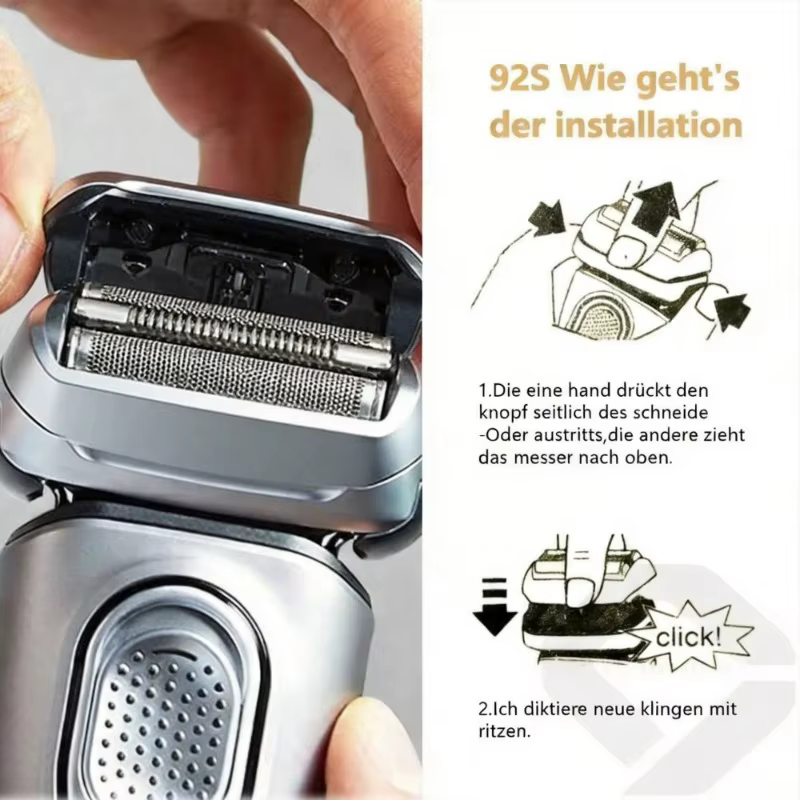 Tête de rasage de remplacement électrique Série 9 Pro 94M pour rasoirs Braun 94M 92S 9030S 9040S 9050CC 9070CC