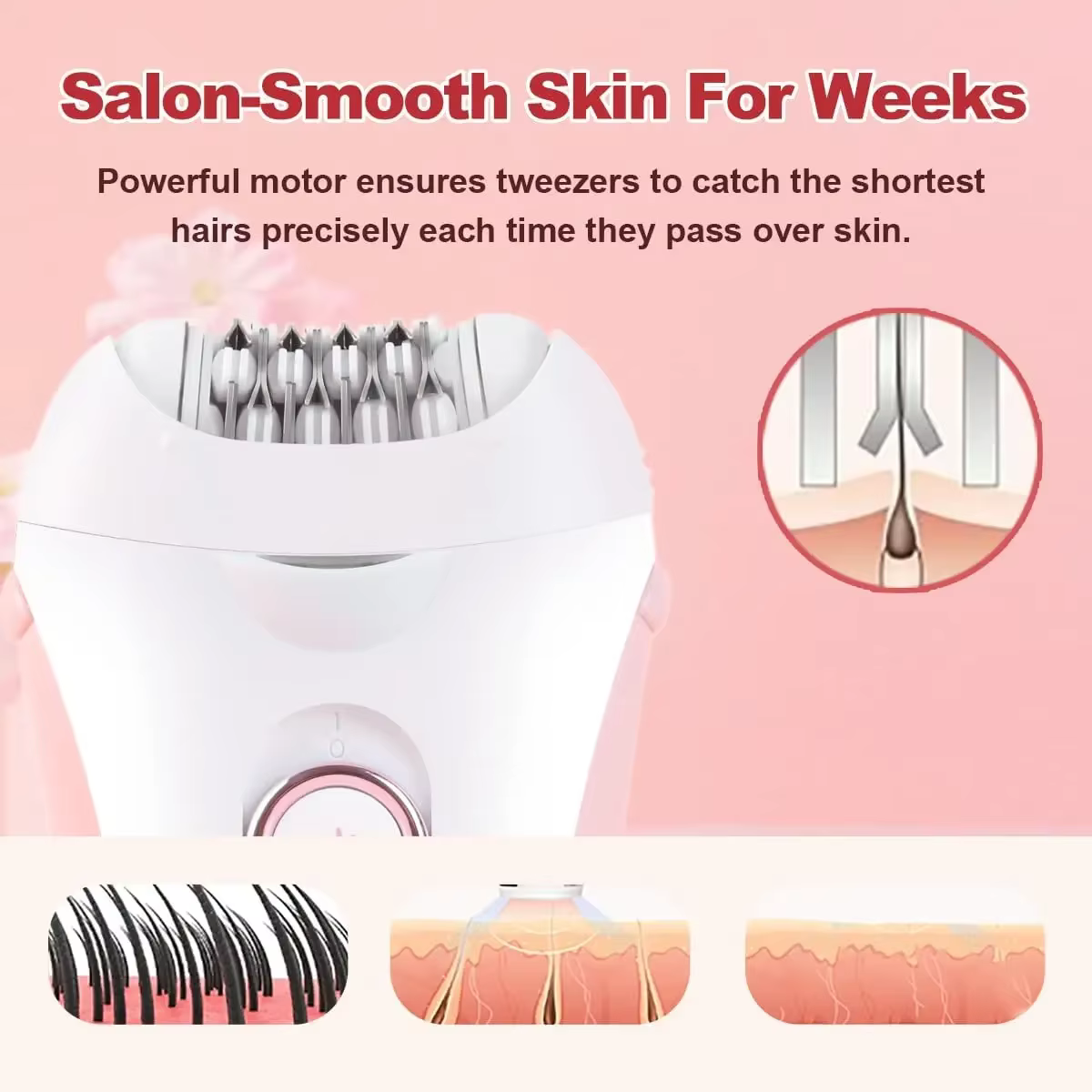 Remover Professionnel Épilateur Électrique Jambe Corps Aisselles Épilation Bikini 2 Vitesse