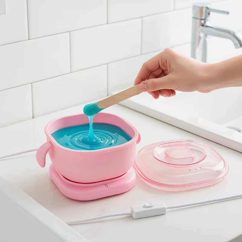 Chauffe-cire pliable portable en silicone 400 ml pour épilation