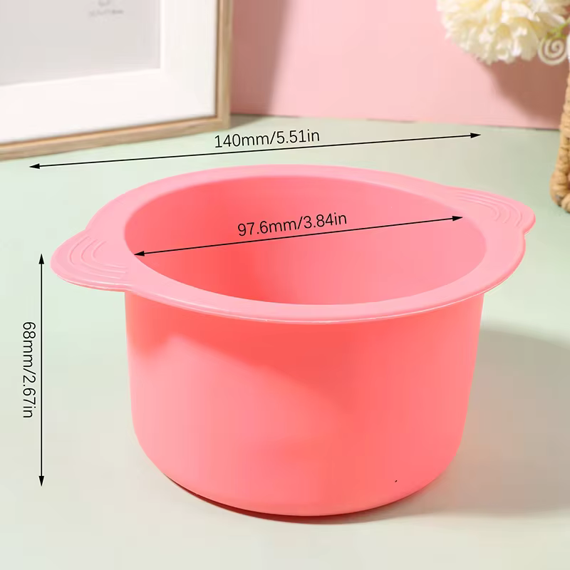 Chauffe-cire épaississement résistant à la chaleur bols en Silicone épilation cire remplacement Pot
