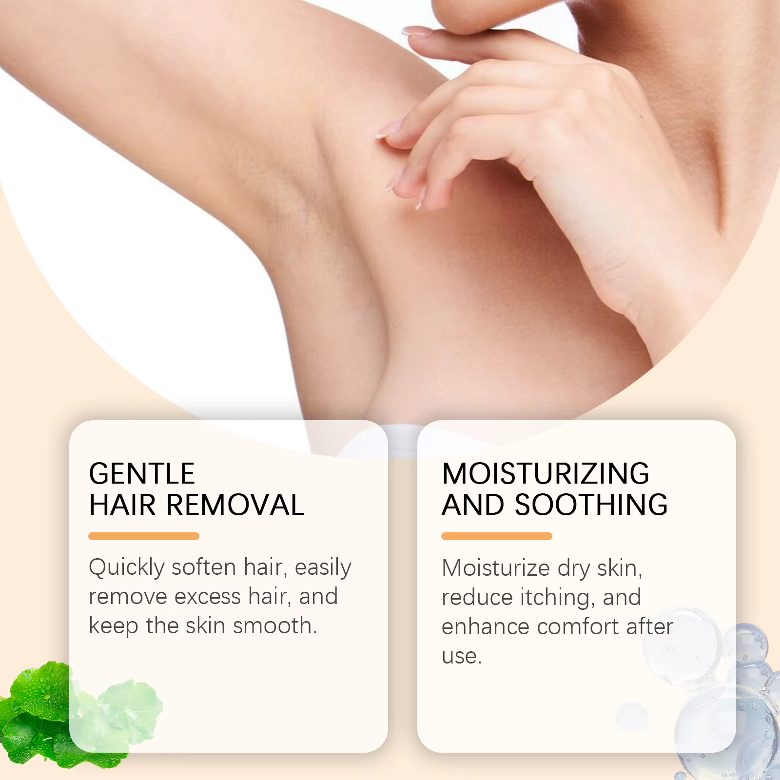 Crèmes dépilatoires pour femmes