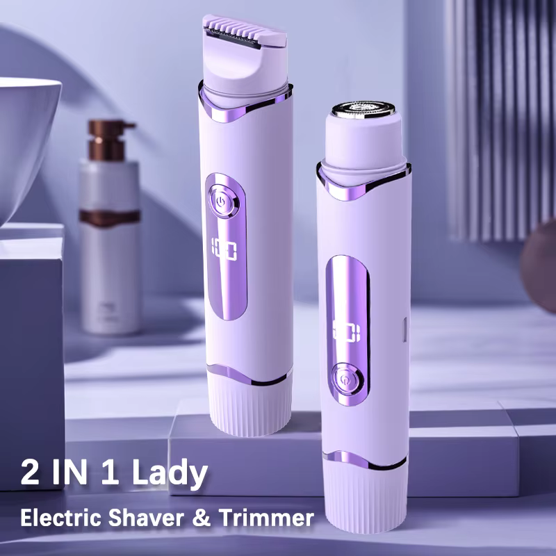 Rasoir électrique 2 en 1 pour femmes