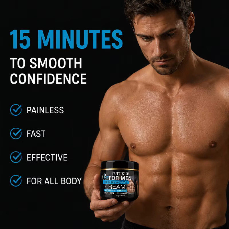 Crème dépilatoire YUITIKUE pour hommes
