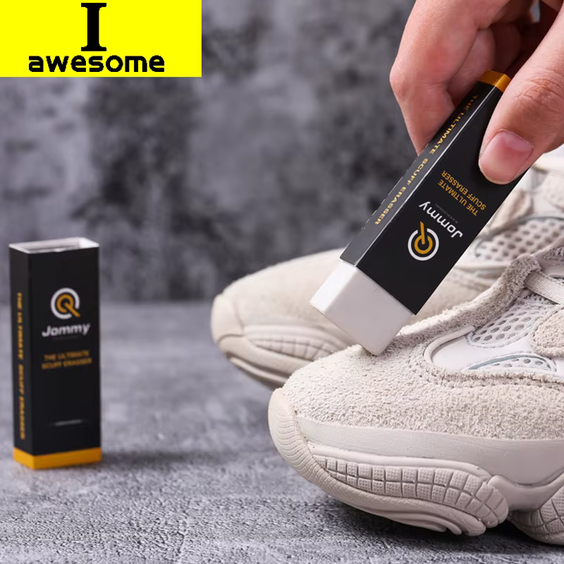 Gomme de nettoyage pour chaussures, pour daim, peau de mouton, cuir mat, tissu, nettoyant pour cuir, bloc de caoutchouc à frotter naturel, brosse à chaussures
