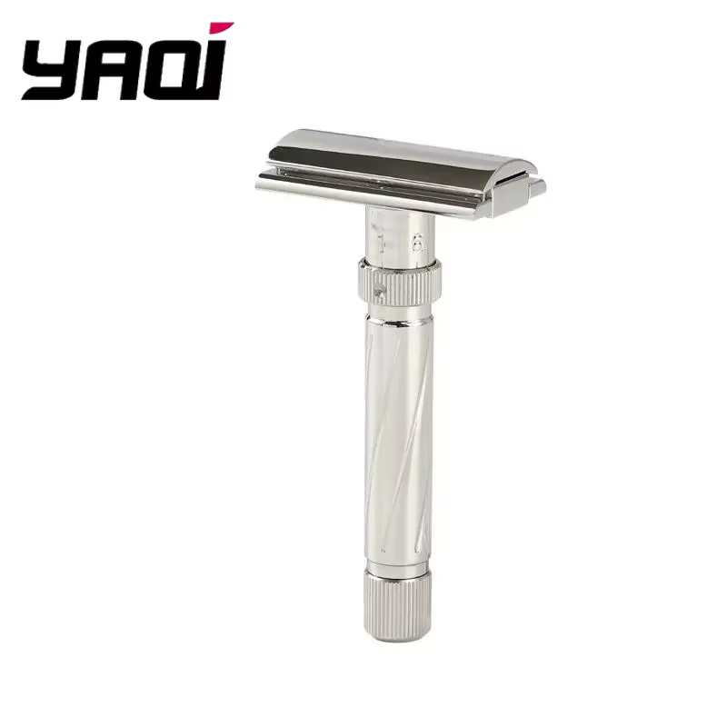 Rasoir de sécurité réglable en acier inoxydable pour homme Yaqi Ultima - Expérience de rasage confortable