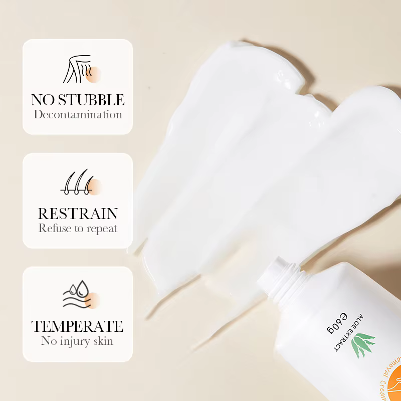 Crème dépilatoire permanente