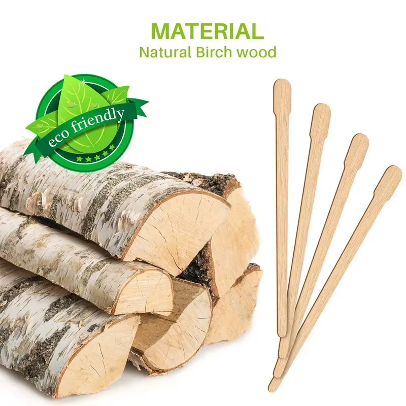 100-300 bâtonnets de cire en bois pour épilation corporelle