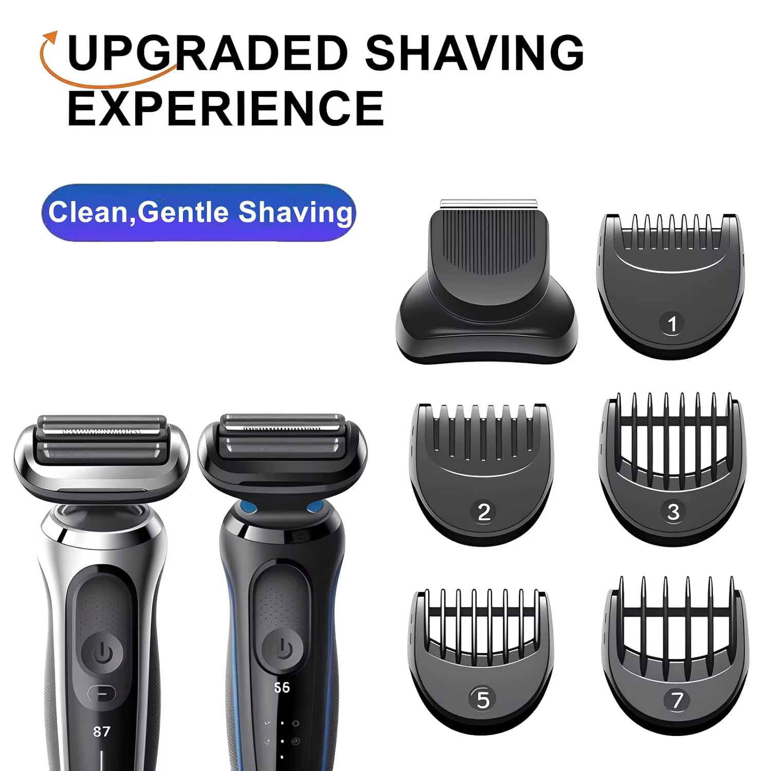 Tête de tondeuse à barbe pour rasoirs électriques Braun série 5