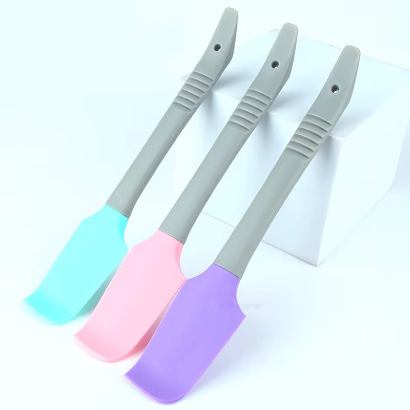 Spatule en silicone pour épilation à la cire