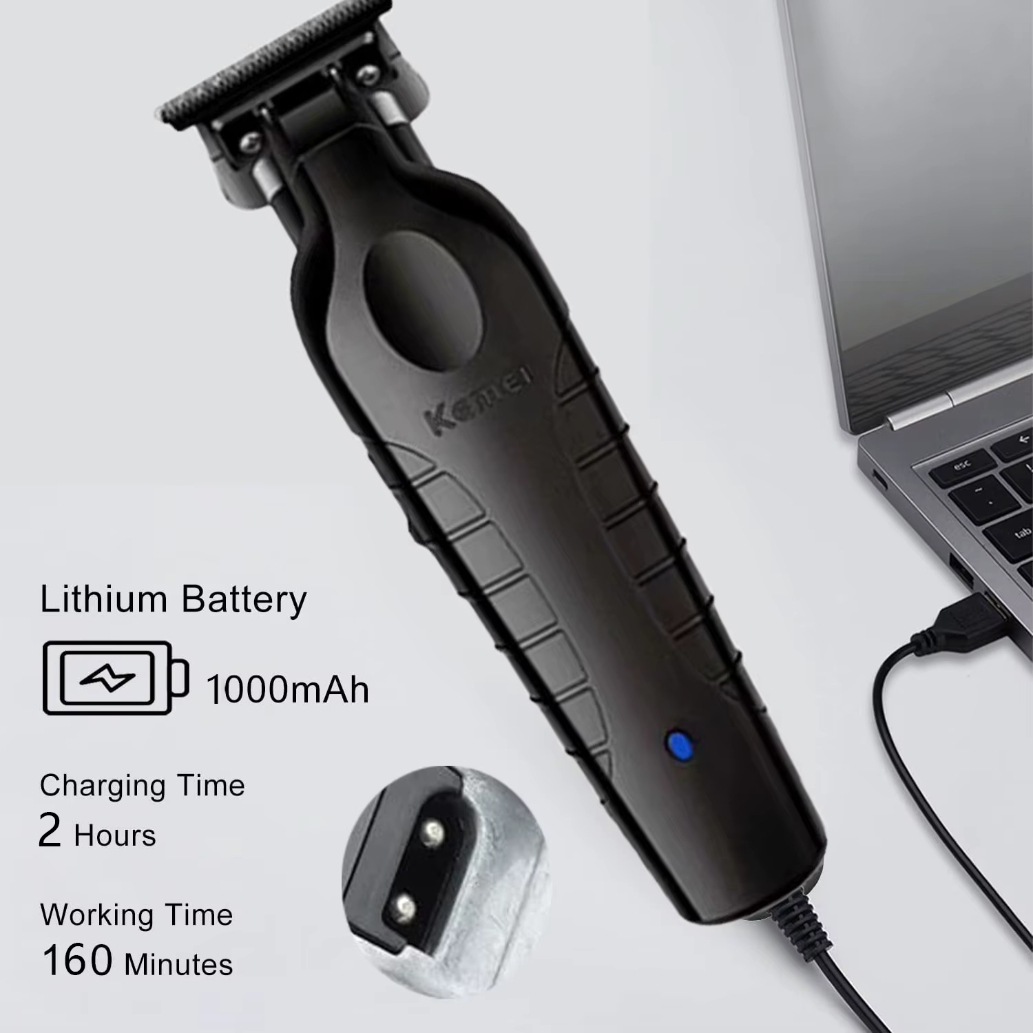 Tondeuse à cheveux professionnelle Kemei KM-2299