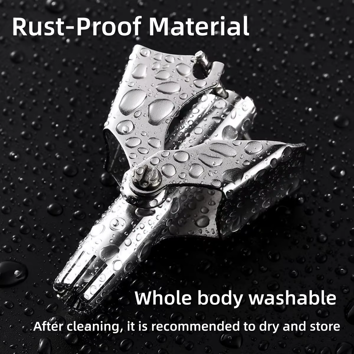 LISI lavable Portable manuel nez tondeuse pour hommes et femmes étanche en acier inoxydable oreille