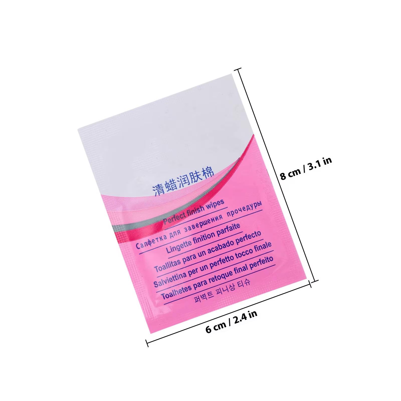 20 lingettes hydratantes pour l'épilation