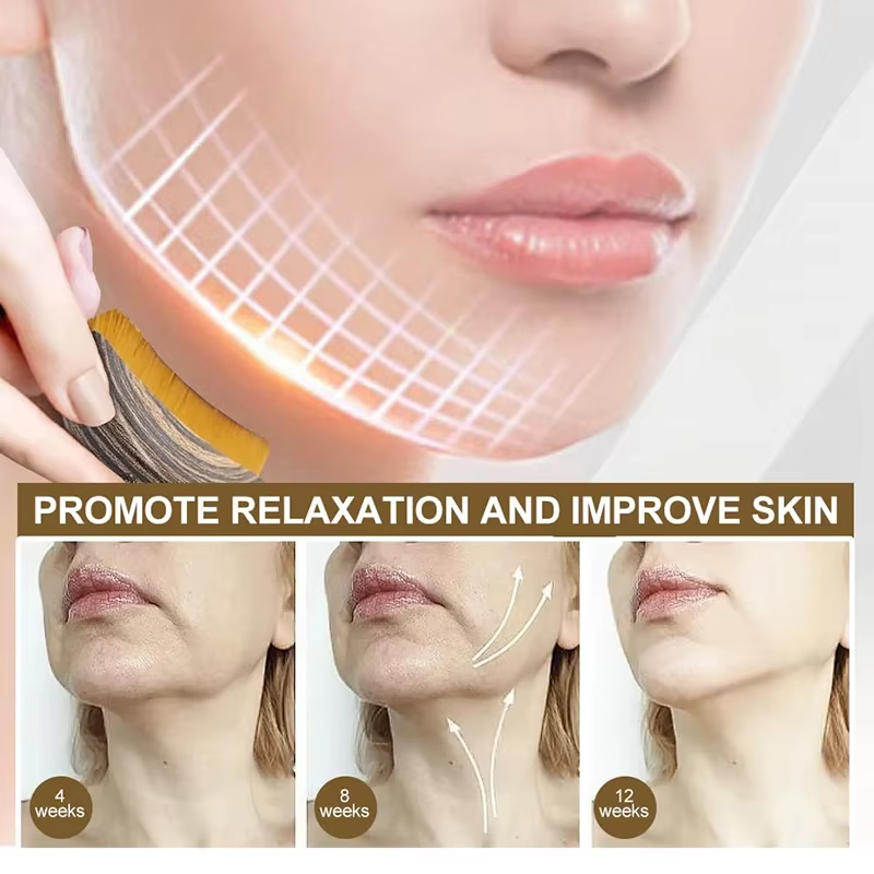 Brosse de massage lymphatique pour le visage