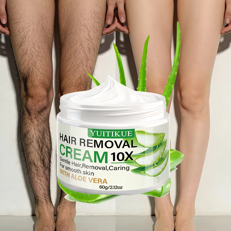 Crème dépilatoire à l'aloe vera YUITIKUE