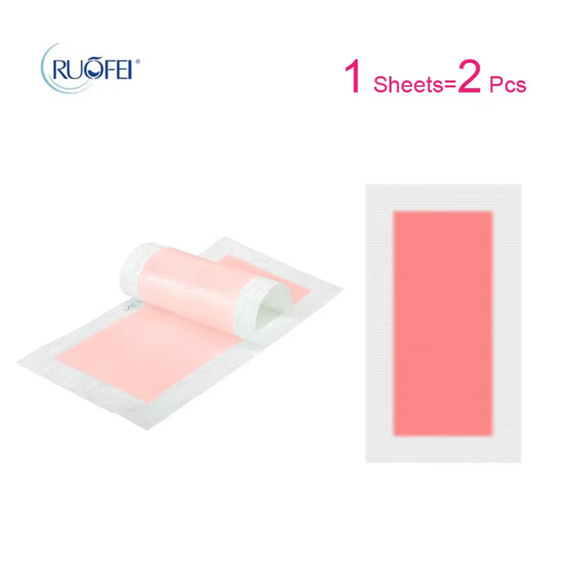Lot de 10 bandes de cire dépilatoires en non-tissé pour le visage