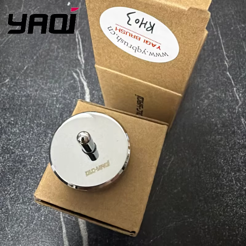 Nouveauté 2026 ! Support de rasoir de sécurité pour homme YAQI couleur chrome