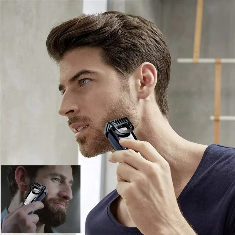 Kemei 632-Tondeuse à barbe réglable pour hommes