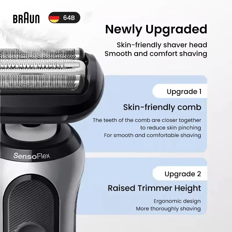 Braun 64B tête de rasoir sensible protection de la peau feuille coupe lame de rasage recharge