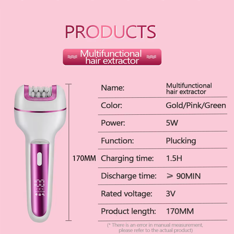Épilateur électrique 3 en 1 Rechargeable pour femmes