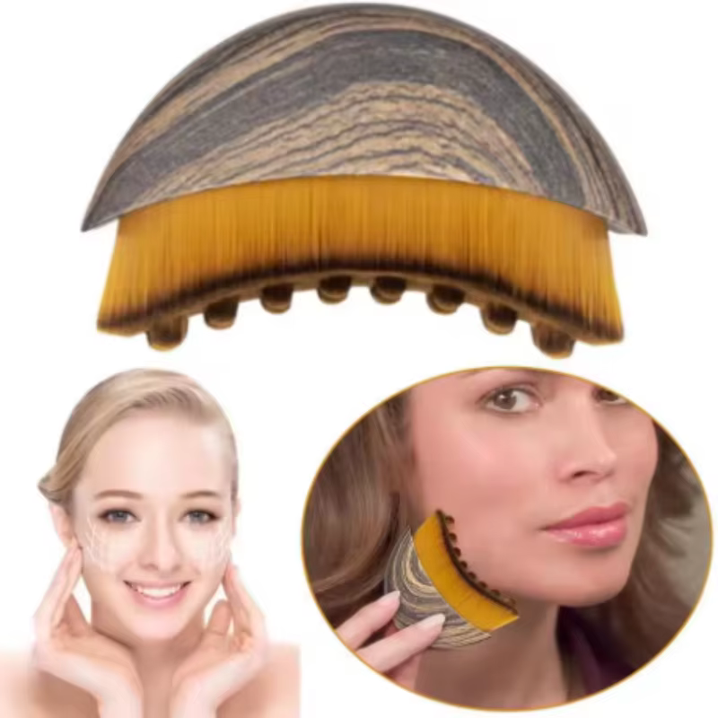 Brosse de massage lymphatique pour le visage