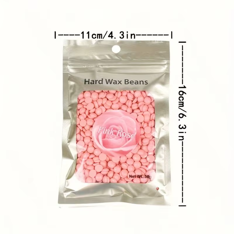 Perles dépilatoires pour épilation à chaud, 50g, avertir, chauffer, indolore, élimination des poils du corps