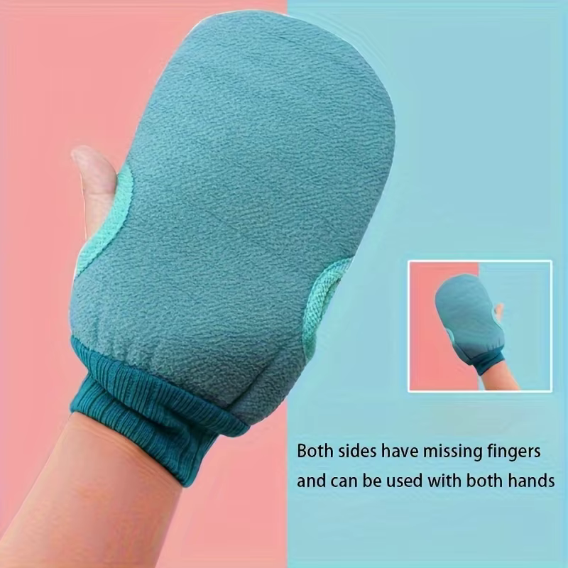 Gant exfoliant (1 pièce) - Gant exfoliant pour peaux mortes, gants exfoliants pour la douche, le spa, le massage, le gommage corporel, accessoire de bain
